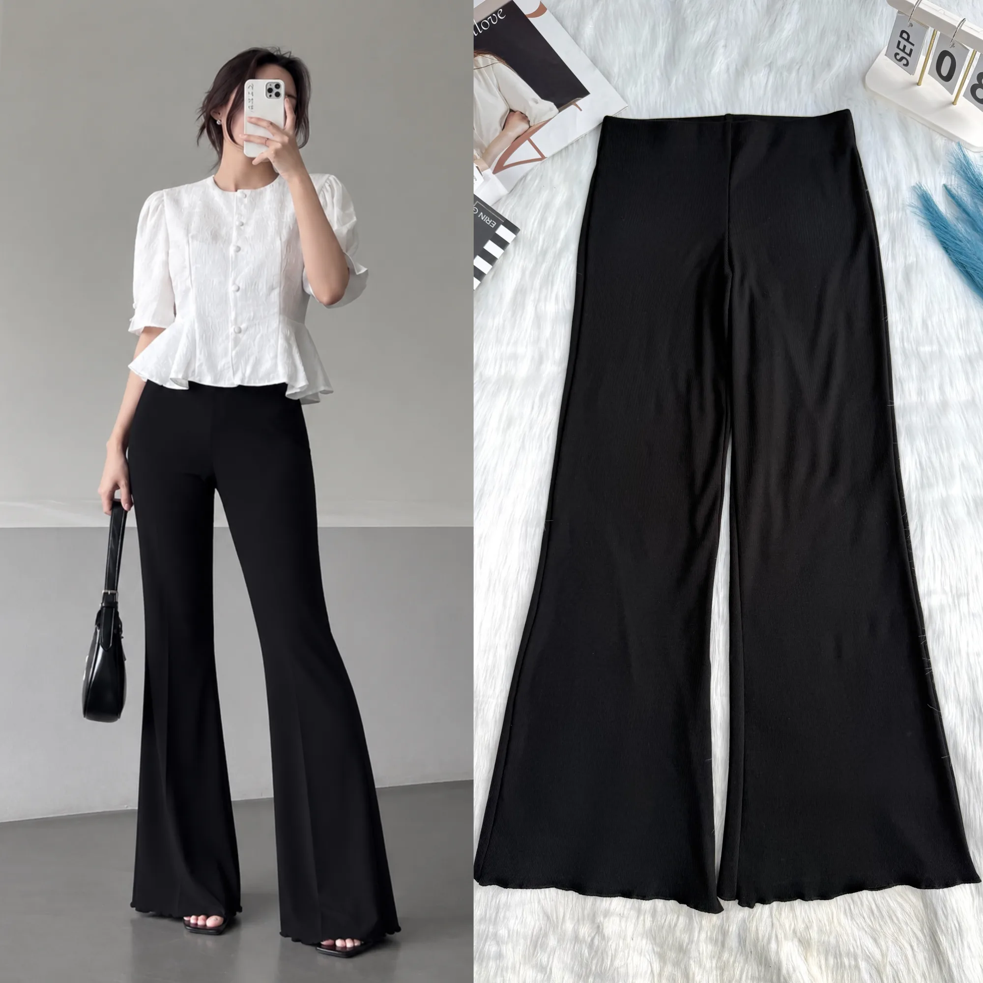 Reserved အစင်း Flare Pant